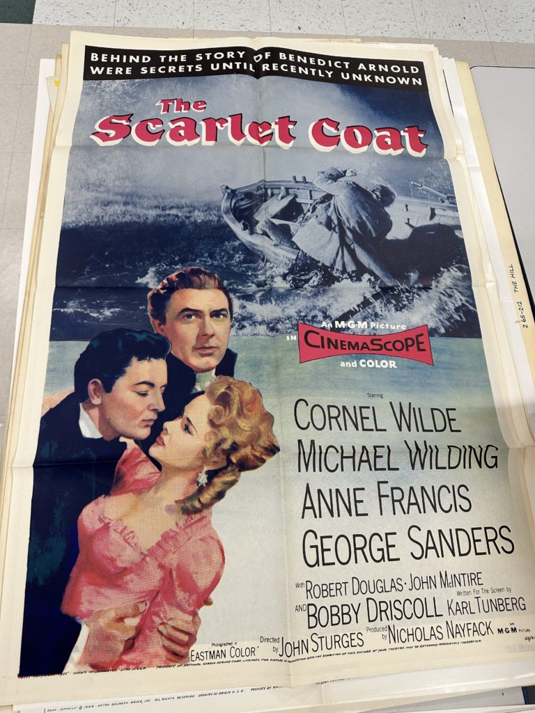 Poster for "The Scarlet Coat"
