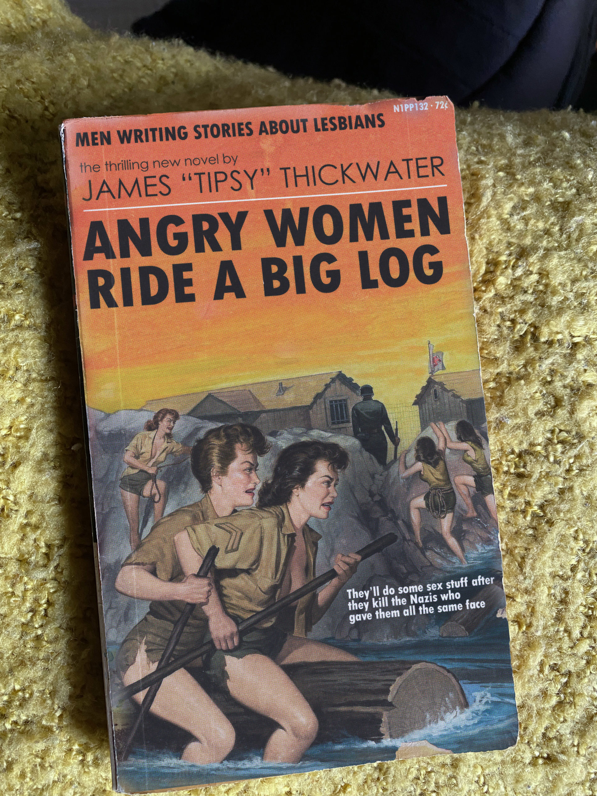 Paperback book: Angry Women Ride A Big Log