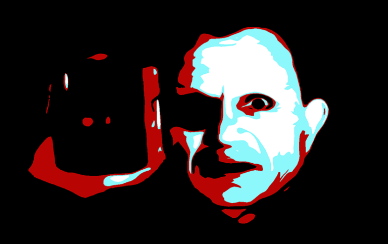 Robert Blake as Mystery Man in Lost Highway