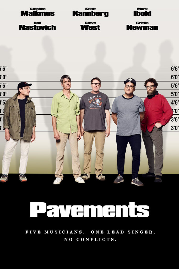 A fake poster for Pavements mimicking the poster for The Usual Suspects.