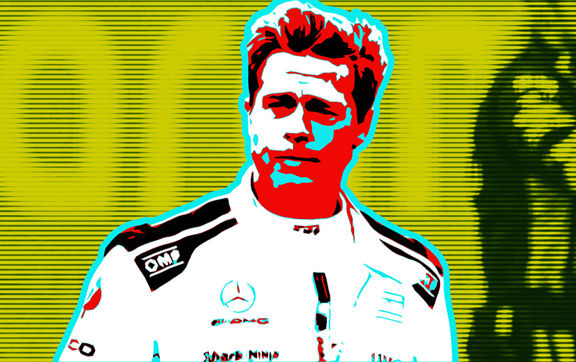 Brad as Sonny in F1: The Movie
