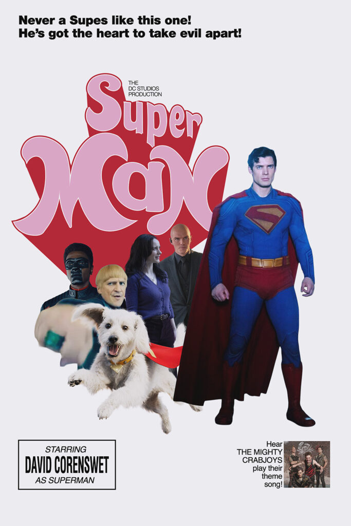 A poster for Superman mimicking the poster for Super Fly.