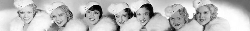 The chorus girls from 42nd Street.