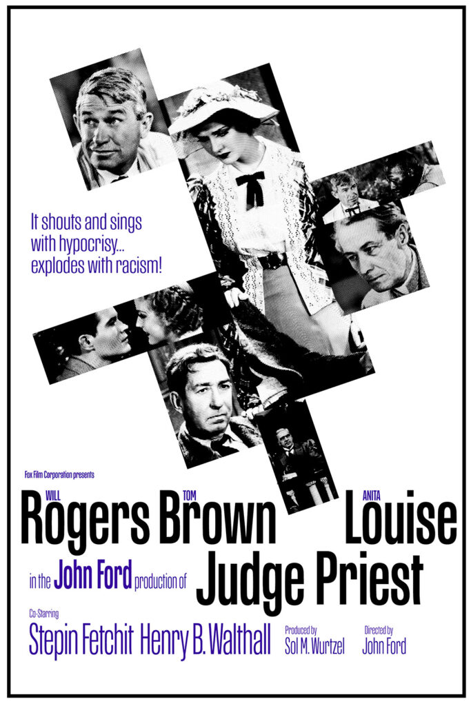 A fake poster for Judge Priest mimicking the poster for The Misfits.