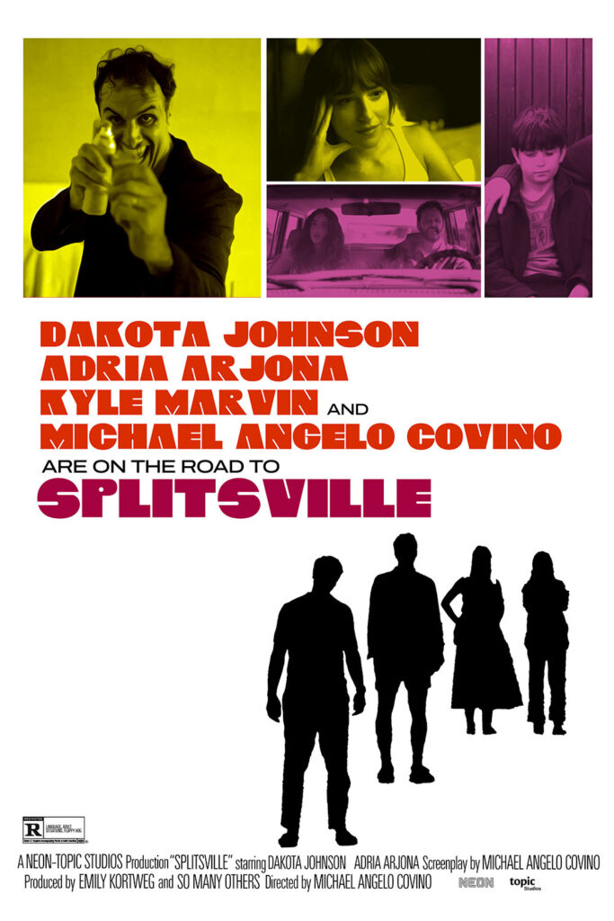 A fake poster for Splitsville mimicking the poster for Black Belt Jones.