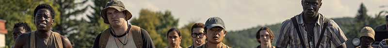 The cast of The Long Walk