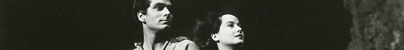 Laurence Olivier and Merle Oberon in Wuthering Heights.