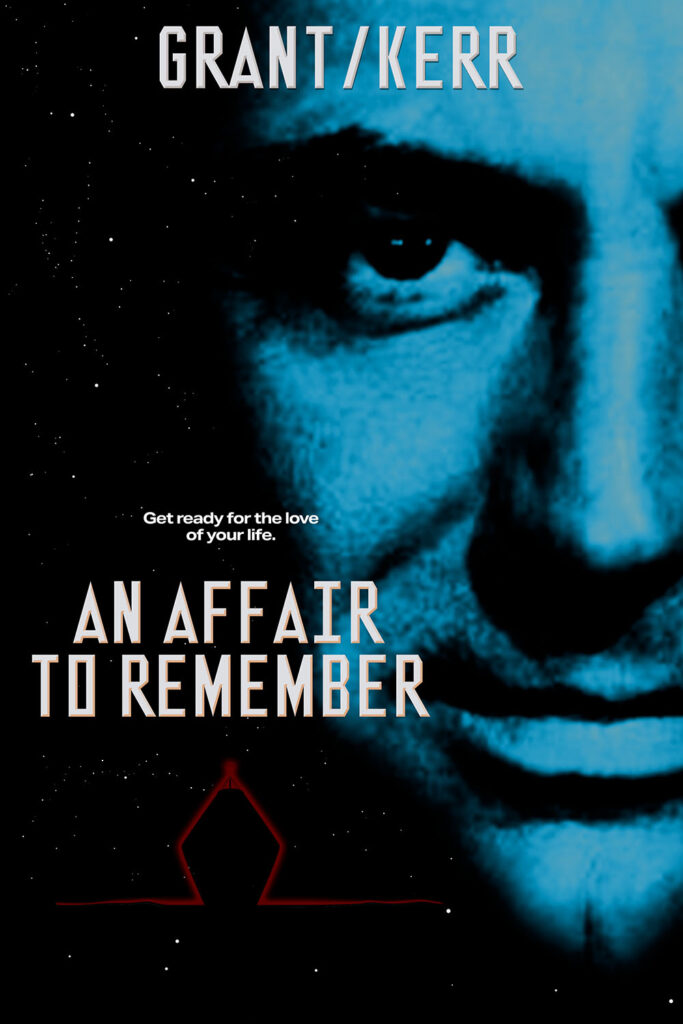 A fake poster for An Affair to Remember mimicking the poster for Total Recall.