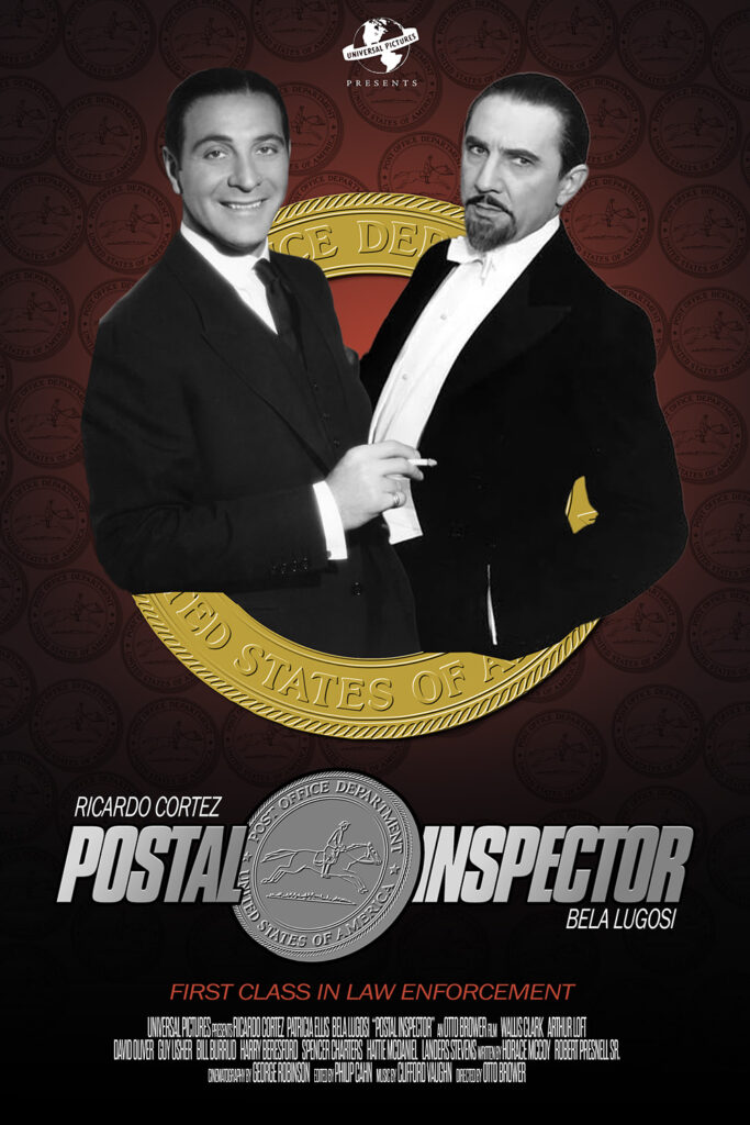 A fake poster for Postal Inspector mimicking the poster for Inspector Gadget.