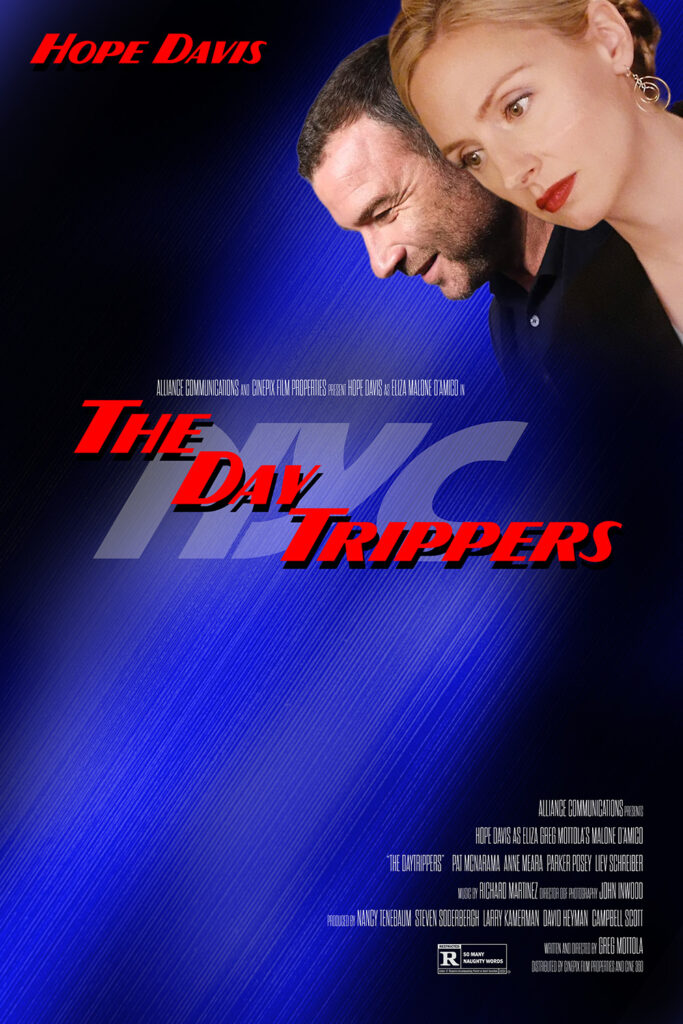 A fake poster for The Daytrippers mimicking the poster for Die Another Day.