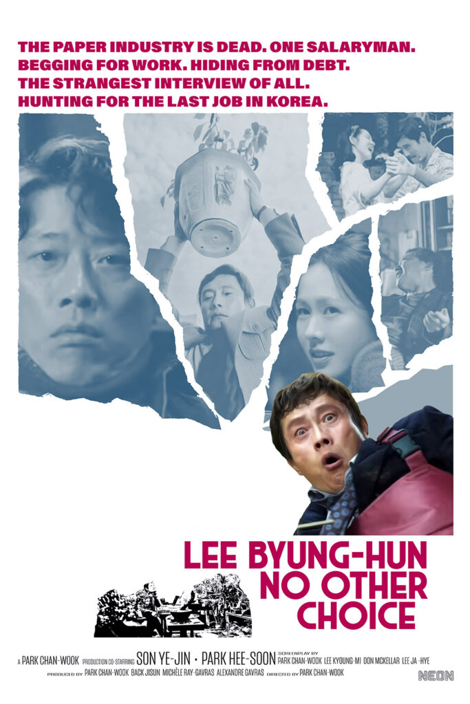 A fake poster for No Other Choice mimicking the poster for The Omega Man.