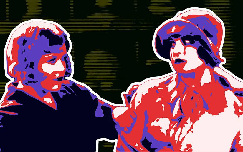 Mari Provost and Lina Basquette in The Godless Girl