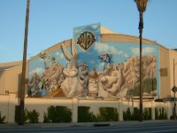 Warner lot mural