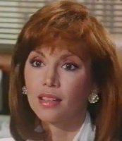 Victoria Principal with her 80' hair