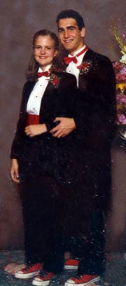 Prom picture - date's face blurred so  she won't have  someone she knows see this picture and say to her "I saw the funniest picture of you online!" This is not 'Kathleen Murray.'